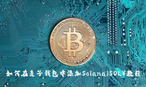 如何在麦子钱包中添加Solana（SOL）教程