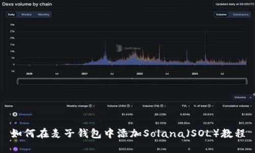 如何在麦子钱包中添加Solana（SOL）教程