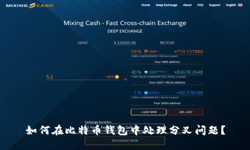 如何在比特币钱包中处理分叉问题？