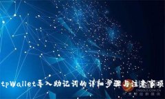 tpWallet导入助记词的详细步